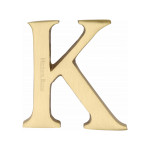 M Marcus Heritage Brass Letter K - Pin Fix 51mm